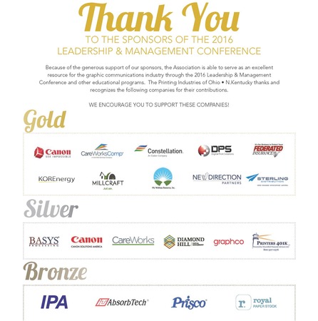 2016 Conference Sponsors