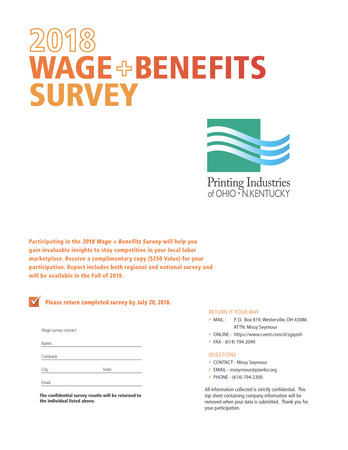 2018 Wage Survey